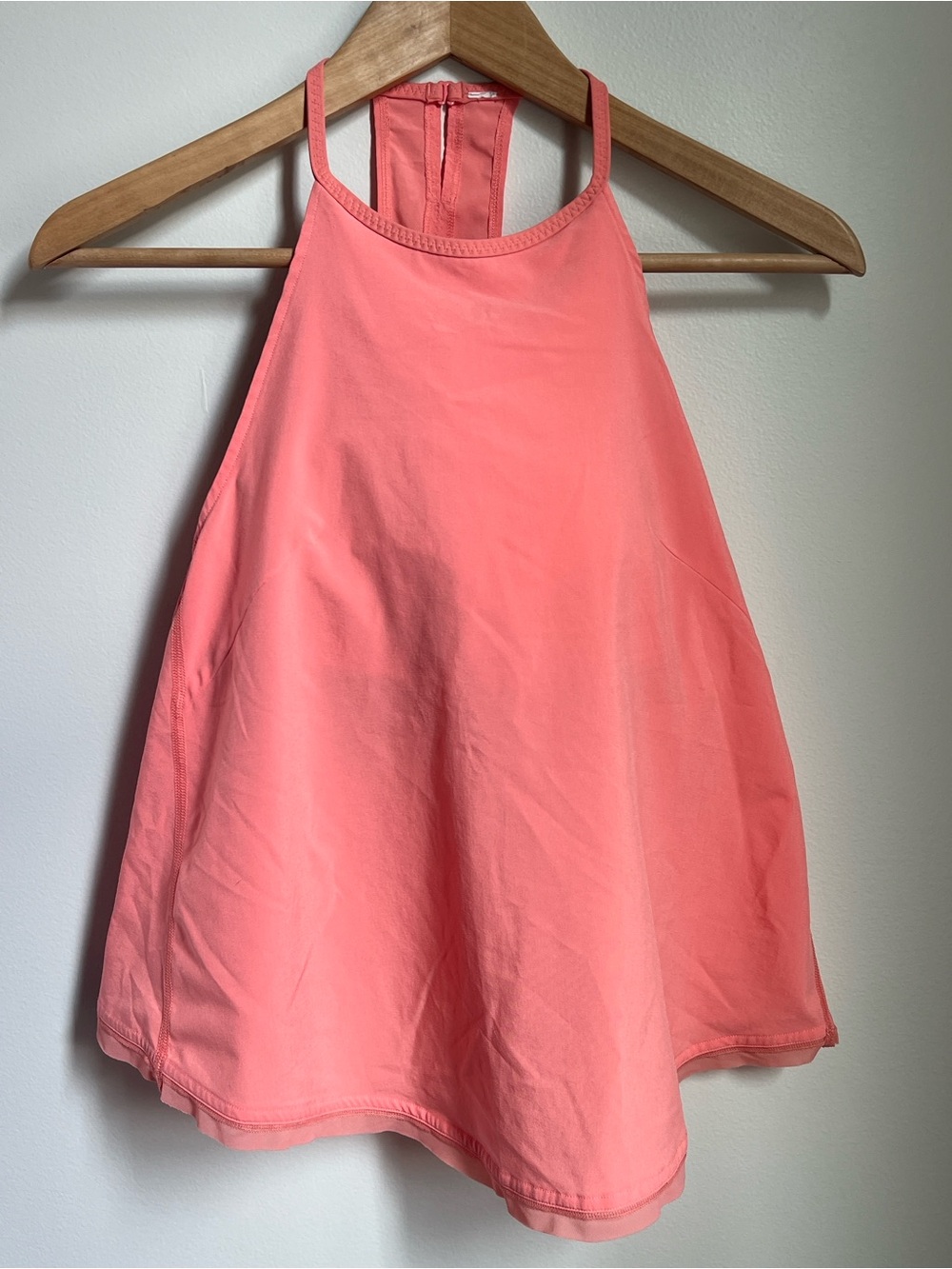 lululemon athletica | Coral Halter Swing Builtin Bra Tank Top Size 6